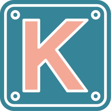 alfabe harf simgesi vektör illüstrasyon tasarımı