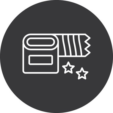 Modern simgenin vektör illüstrasyonu