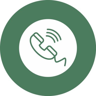 Telefon simgesi vektör illüstrasyonu