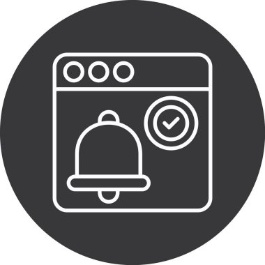 çamaşır makinesi ikon vektör çizimi