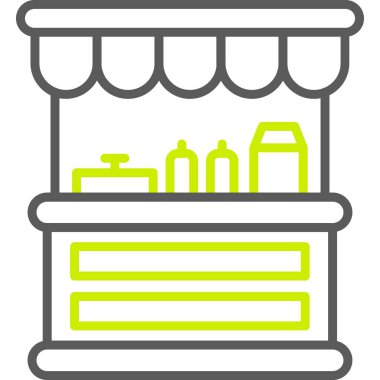 mağaza web simgesi, basit tasarım