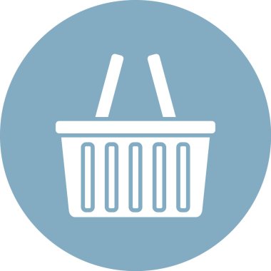 Sepet alışveriş vektörü çizimi, basit tasarım