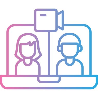 İnsan simgesinin vektör illüstrasyonu