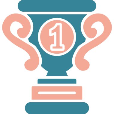 Kupa simgesi, vektör illüstrasyonu