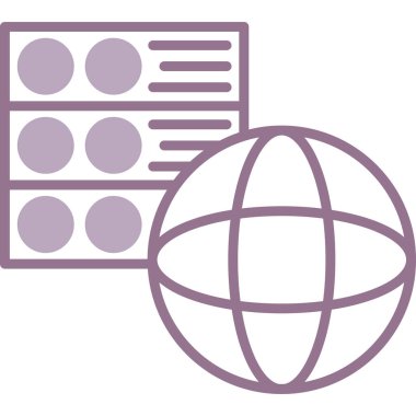 Genel Web simgesi basit tasarımı