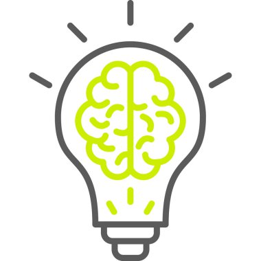 Ampul. Web simgesi basit illüstrasyon