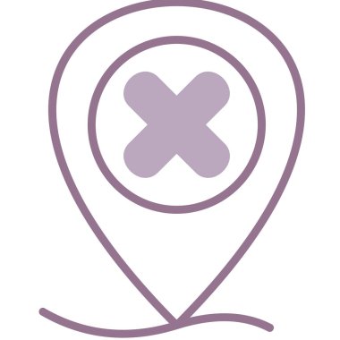 çapraz simge vektör illüstrasyonu