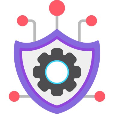 Siber güvenlik. Basit resimleme