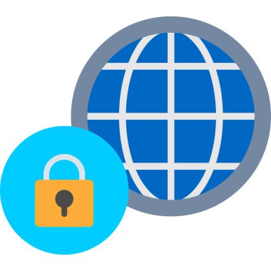 ikon vektör illüstrasyonunu kilitle