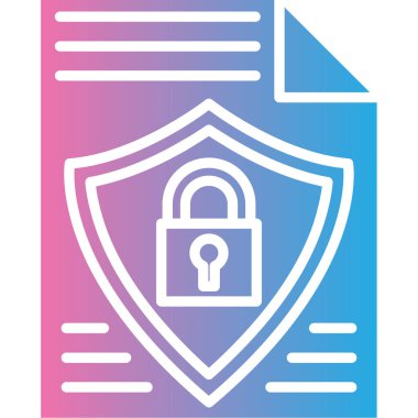 ikon vektör illüstrasyonunu kilitle