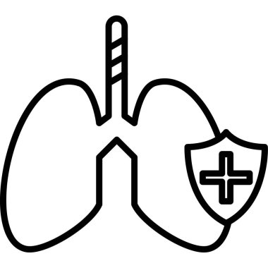 ciğer ciğeri simgesi dış hat biçiminde