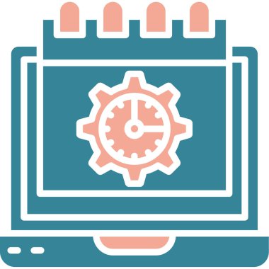 Teçhizat Web simgesi basit illüstrasyon