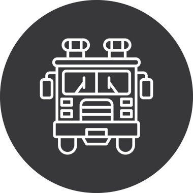 araba simgesi vektör illüstrasyonu