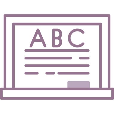 Modern bir simgenin vektör illüstrasyonu