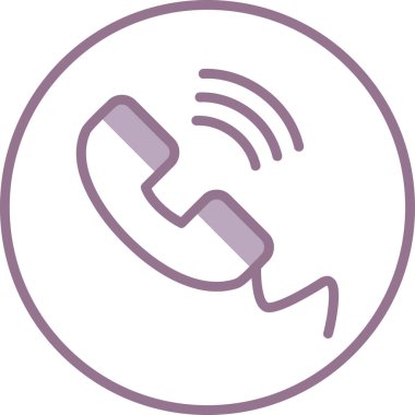 telefon çağrısı vektör illüstrasyonu