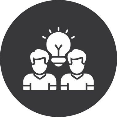 Vektör illüstrasyonu, takım çalışması simgesi