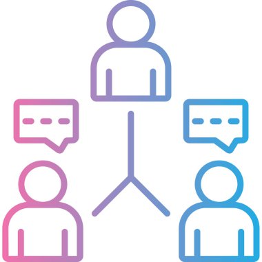 İş ve finans simgesinin vektör illüstrasyonu