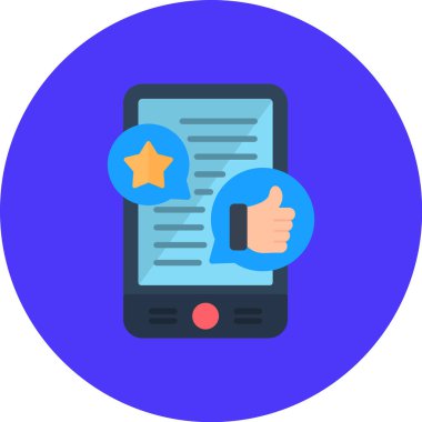 Akıllı telefon. Web simgesi basit illüstrasyon