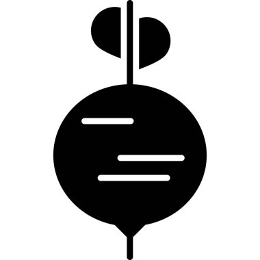 Tek bir izole simgenin vektör illüstrasyonu