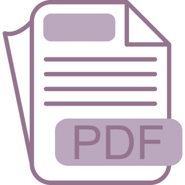 pdf dosya biçimi simgesi