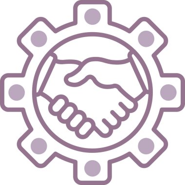 takım çalışması modern simge, vektör illüstrasyonu