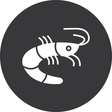 Istakoz simgesi vektör çizimi