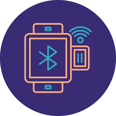 Smartphone Simgesi, vektör illüstrasyonu