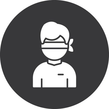 Kadın simgesinin vektör illüstrasyonu