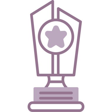 Kupa. Web simgesi basit tasarım