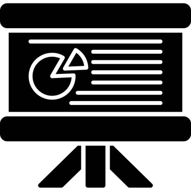 Video kamera simgesi, basit vektör çizim