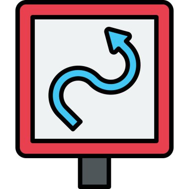 ok simgesi vektör illüstrasyonu