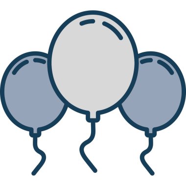 Bebek balonları. Basit resimleme