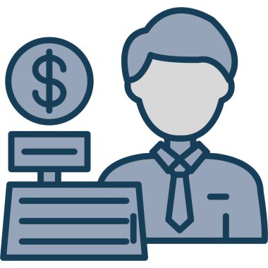 ticari finans vektör simgesi