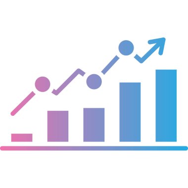 İş ve finans simgesinin vektör illüstrasyonu