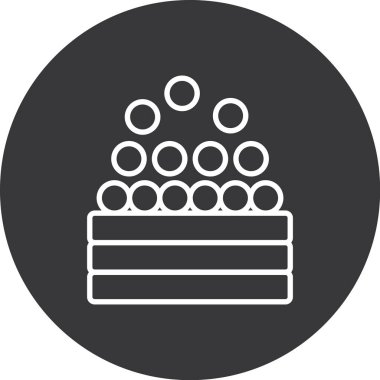 kek ikonu vektör illüstrasyonu