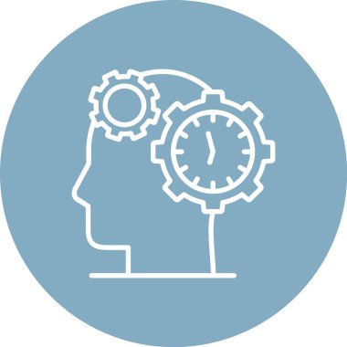 zaman simgesi, vektör illüstrasyonu