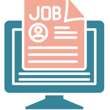 İş. Web simgesi basit illüstrasyon