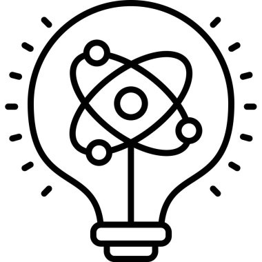 fikir web simgesi, basit vektör illüstrasyonu