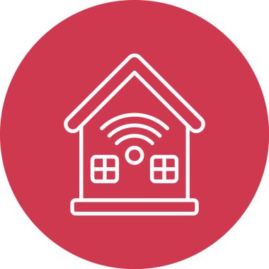 Kablosuz. Web simgesi basit tasarım