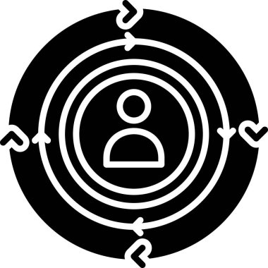 seo modern simgesinin vektör illüstrasyonu