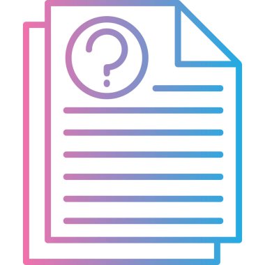 belge simgesi vektör illüstrasyonu