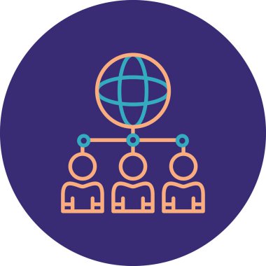 seo modern simgesinin vektör illüstrasyonu