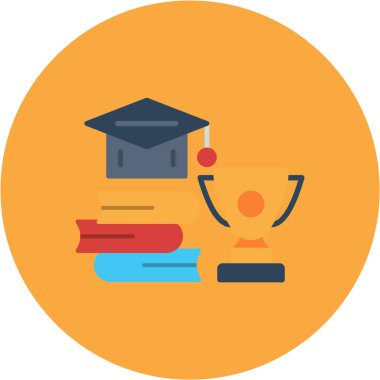 Web & mobil için eğitim düzlüğü simgeleri