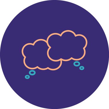 Modern b 'nin vektör illüstrasyonu bulut simgesinden yoksun