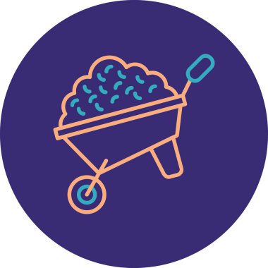 Sepet. Web simgesi basit illüstrasyon