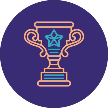 Ödül. Web simgesi basit illüstrasyon