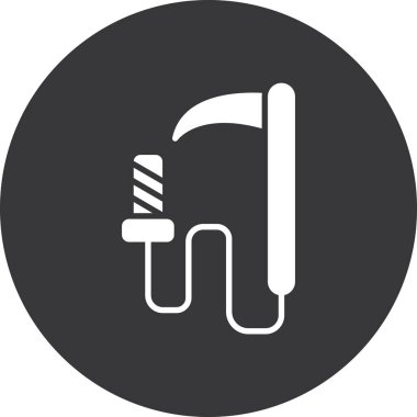 Boru vektör simge işareti simge vektör çizim kişisel ve ticari kullanım için..