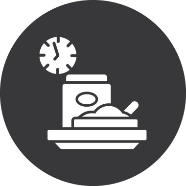 Gıda simgesinin vektör illüstrasyonu