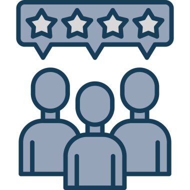 Müşteri servisi. vektör simgesi