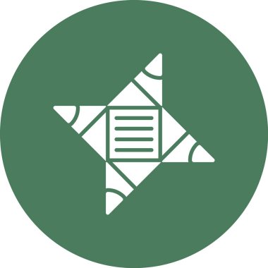 Bir kitap simgesinin vektör illüstrasyonu